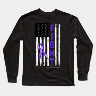 Alzheimer Awareness Murica Long Sleeve T-Shirt